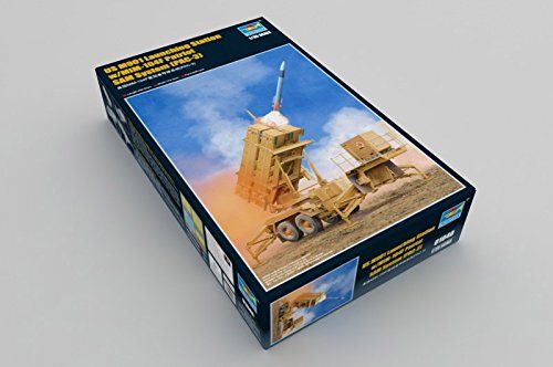 Trumpeter 01040 modelbouwset US M901 lanceerstation w/MIM-104F Patriot SAM System (PAC-3)