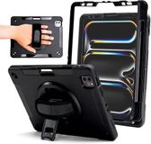ZAGG Rugged Hoes Geschikt voor iPad Pro 11 (2024/2025) | 360° Draaibare Case | Zwart