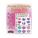Quattroerre 1229 Kit letters Adesive Flowers