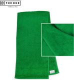 The One towelling BQS Textiles The One Towelling Sporthanddoek - 30 x 130 cm - Nek Handdoek - 100% Gekamd katoen - 450 gr/m² - Fitness handdoek - Groen