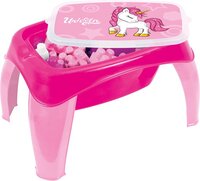 Dolu Unicorn Activiteiten Tafel incl. 30 Blokken - Roze/Paars