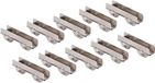 Roulettes de porte coulissante avec fente - 8 mm de large - Roue de porte coulissante pour porte coulissante - Remplacement pour porte en verre - Tiroir - Meubles - Roulettes de douche
