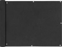vidaXL Balkonscherm 90x400 cm Oxford stof antraciet