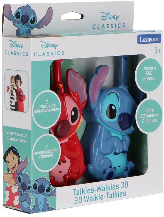 Lexibook 3D Stitch walkie-talkies