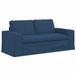 vidaXL Sofa Bleu Tissu 182 x 80 x 82 cm
