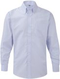 Russel Collection 732.00 overhemd Lichtblauw Katoen/Polyester XXL