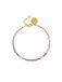 SINGULARU Dye Pearls Colors Armband, staal, verguld, sieraden voor dames