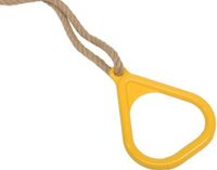 Merkloos Plastic ringenset geel