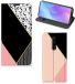 B2Ctelecom Book Case voor Xiaomi Redmi K20 Pro Stand Case Zwart Roze Vormen
