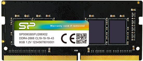 Silicon Power 8GB DDR4 2666MHz Notebook Memory Module - SP008GBSFU266X02