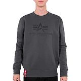 ALPHA INDUSTRIES Basic sweater trainingsshirt voor heren, grijs.