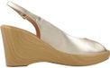 RACHEL_LMT UNISA RACHEL LMT Goud Sandalen met hak Vrouwen Leer 39 EU