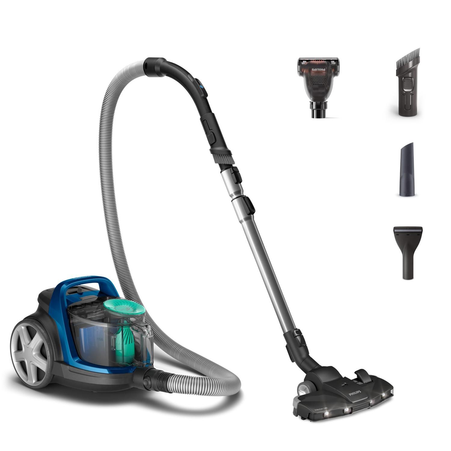 Philips FC9557/09 Stofzuiger zonder Zak - Blauw