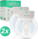 Silvergear Handsfree Borstkolf 2x Combideal - Elektrisch - Wit
