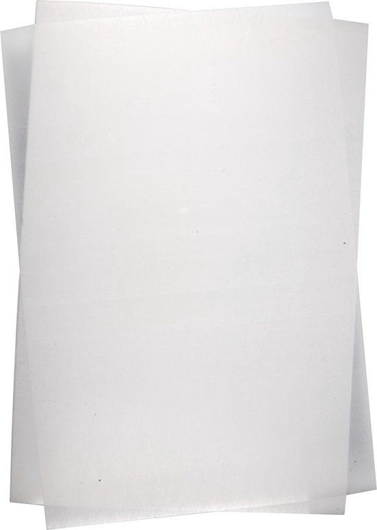 Creotime Krimpfolie vellen - 20x30 cm - Mat Transparant - 10 vellen