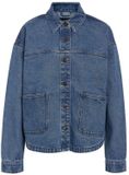 Noisy May NMKETTIE L/S REG DNM JCKET VI557MB NOOS Dames Denim shirt - blauw - XL