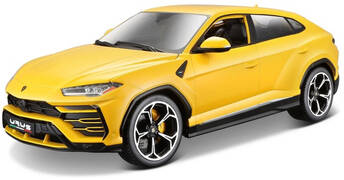 Bburago Modelauto Lamborghini Urus geel 1:18 - speelgoed auto schaalmodel