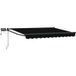 Maison Exclusive Store Store Manuel Avec Led Solaire 3,5 X 2,5 M Noir