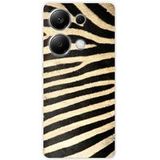 Xiaomi Bedrukt siliconen hoesje compatibel met Xiaomi Redmi Note 13 Pro 4G Zebre