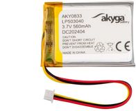 Akyga LP503040 Accupack LiPo 3.7 V 560 mAh