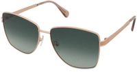 MAX&Co. Zonnebrillen MO0104 33P Rosékleurig Metaal/RVS Vierkant Groen 57mm