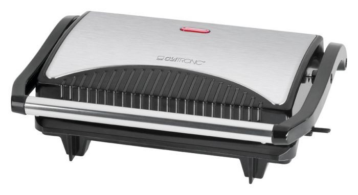 Clatronic MG 3519 Contactgrill - Zwart/Zilver - 700W