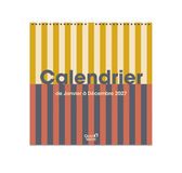 Quo Vadis Eterny 2027 Graphic Desk Calendar - French - 30x30 cm - White
