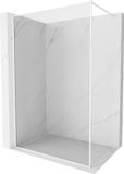 Mexen Kioto-XF paroi de douche Walk-in avec cadre 100 x 202 cm, transparent 10 mm, blanc