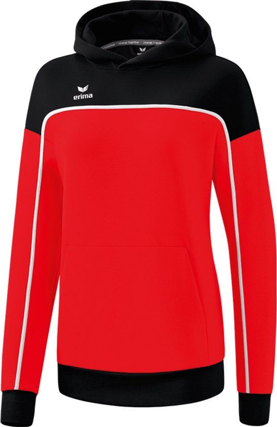 Erima Change Sweatshirt Met Capuchon Dames - Rood Maat 42