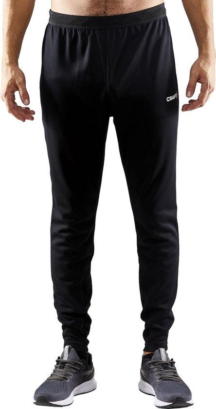 Craft Evolve Slim Trainingsbroek Heren - Maat XL - Zwart