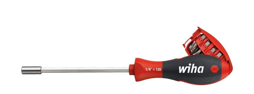 Wiha 32901 Handschroevendraaier - Rood - 8 Bits - 2021 Model