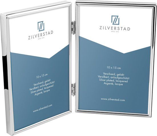 Zilverstad Sweet Memory Fotolijst - 2x 10x15 cm - Zilver - Glanzend