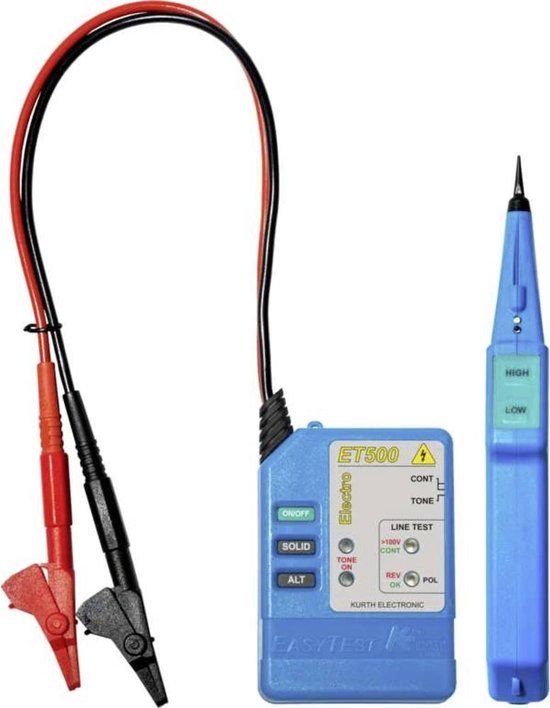 Kurth Electronic KE501 Leidingzoeker Doorgang, Indentificatie, Lijnvolging, Onderbreking