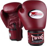 Twins Special BGVL-3 Maroon - Leren bokshandschoenen - 10 oz - Bordeaux Rood