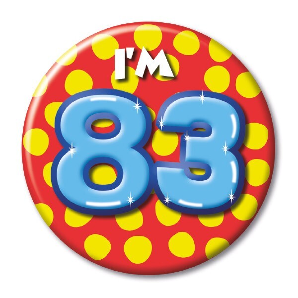 Paper Dreams Button klein - i'm 83