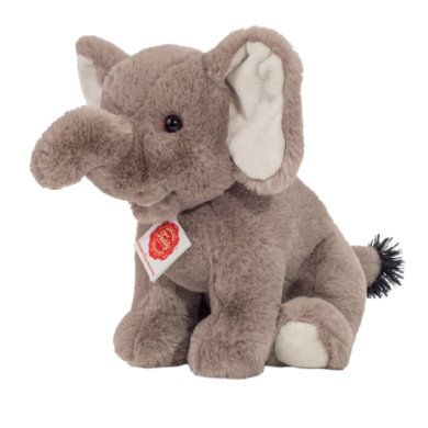 Teddy-hermann Teddy HERMANN ® Olifant zittend 25 cm - grijs