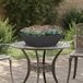 Maison Exclusive - Pot de plante de jardin, noir, 50 x 50 x 15 cm, en acier laminé à froid