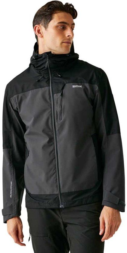 Regatta Highton Stretch Iv Jas Zwart M Man
