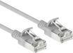 ACT Grijze 7 meter LSZH S/FTP CAT6A slimline patchkabel snagless met RJ45 connectoren DB7007
