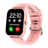 Cool Smartwatch Forest siliconen roze (oproepen, gezondheid, sport)