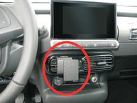 Brodit ProClip Passieve houder voor Citroën C4 Cactus 2018 - Center mount - Zwart
