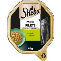 Sheba Mini Filets in saus - Wild & konijn - 44 x 85 g