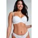 Hunkemöller Dames Lingerie Voorgevormde beugel bh Marine - Wit - maat C70
