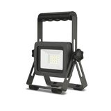 REV LED bouwlamp - 10W, 900lm, 6500K, werklamp IP65, antraciet-zilver