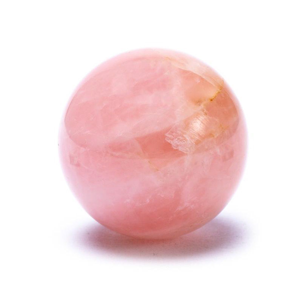 Yogi & Yogini Edelsteen Feng Shui rozenkwarts bal (5 cm) - Roze