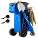 VEVOR chariot de plage avec roues en caoutchouc plein (25 cm), chariot de plage pliable avec sac isotherme et porte-parapluie, chariot (capacité de charge 75 kg) pour un maximum de 4 chaises de plage, chariot de plage idéal pour le camping et la pêche