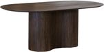 Giga Meubel Table à manger Ava - Ovale - Bois de manguier - 240cm
