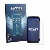 Savvies Screenprotector voor Blackview Fort 200 - Folie Beschermfolie transparant 18 Stuks