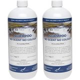 Claudius Cosmetics B.V. Shampoo No Scent No Colour - 1 liter (transparant) - 2 Stuks - Voordeelverpakking - Haarverzorging