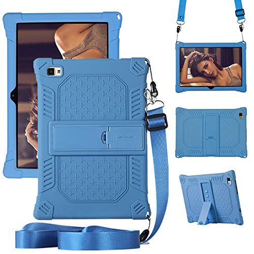 YHFZR Teclast YHFZR Koffer voor Teclast M40 Pro, Zacht Kindvriendelijk Lichtgewicht Ingebouwde Standaard Beschermhoes voor Teclast M40 Pro 10.1 Inch, Donkerblauw
